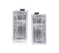 NYSFGOFJGOM Laterale Dinamico 2 Pezzi Paraurti Anteriore Indicatore Direzione Alloggiamento Parcheggio Nessuna Lampadina Per Chevy Per Malibu 1978-1979 913607 913608(Clear)