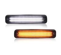 NYSFGOFJGOM Laterale Dinamico 2 Pezzi Paraurti Anteriore Luce Parcheggio Laterale Indicatore Direzione Dinamico LED Per Subaru Per Impreza 1993 1994 1995 1996 1997 1998(Smoked)