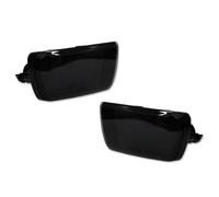 NYSFGOFJGOM Laterale Dinamico Luci Di Direzione Anteriori A LED Dinamiche Color Ambra Bicolore Paraurti Auto Diurne Allo Xeno Bianche Per Monte Per Carlo SS 1981-1988(Smoked)