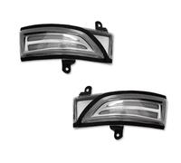 NYSFGOFJGOM Laterale Dinamico Luci Segnalazione Anteriori LED Ambra Dinamiche Specchietti Laterali Per Subaru Per Crosstrek Per Forester Per Impreza Per Legacy Per Outback(Clear)