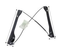 NYSFIFHSKFH Alzacristallo Per Skoda Per FABIA Per MK3 Leva Di Ricambio Per Alzacristalli Elettrici Anteriori Senza Motore Alzacristalli Manuale(1PC Left)