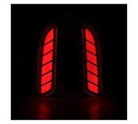 NYSFIFHSKFH Luce retromarcia Per Toyota Per Corolla Cross LED Paraurti posteriore Riflettore Luce Car Strop Avvertimento freno Avvio dinamico Indicatore direzione Fari di stop(Red Lens,Pattern B)