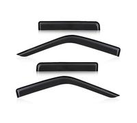 NYSGMVBDOFH Deflettori Aria per Auto Deflettore Antivento Nero Opaco Finestrino Protezione dalle Intemperie per Nissan per NAVARA 1997-2005 Cabina Doppia Accessori per Auto Visiera Parasole