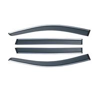 NYSGMVBDOFH Deflettori Aria per Auto Visiera Finestrino Auto per Dacia per Spring EV Electric 2021-2024 Tenda Sole Porta Copertura Antipioggia Antifumo Deflettore Adesivo Visiera Parasole