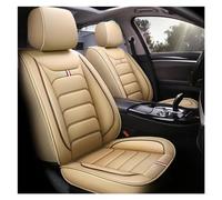 NYSQOFMB Coprisedili Per Auto In Pelle Per BMW Per X3 E83 G30 F25 X5 E53 X1 E84 F01 F15 E65 X6 E71 F31 F45 Accessori Per Interni Protezione per Sedile(Beige)