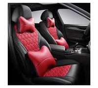 NYSQOFMB Coprisedili Per Auto Per BMW Per Serie 1 E81 E82 E87 E88 F20 F21 F52 F40 2 F22 F23 F44 F45 F46 Accessori Protezione Sedile Protezione per Sedile(BLACK RED LUX)