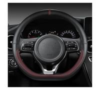 NYSQOFMB Coprivolante Auto per Kia K5 per Ceed GT per Stonic per Proceed per Sportage 2017 2018 2019 2020 2021 Coprivolante per Auto A Forma di D Volante Coprivolante(Vino Rosso)