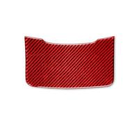 NYSQOFMB Cornici Interno per Alfa per Romeo per Stelvio 2016-2022 Decorazione per Scatola Portaoggetti Interna Auto Adesivo per Decalcomania Accessori in Fibra di Carbonio(Red Carbon Fiber Look)