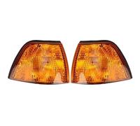 NYSQOFMB Fanale Anteriore 2 pezzi luce d'angolo auto senza lampadina indicatore di direzione per BMW E36 berlina 1992 1993 1994 1995 1996 1997 1998 Fanali