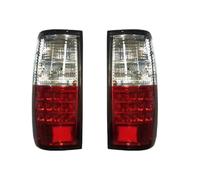 NYSQOFMB Fari Posteriori Lente Per Toyota Per Land Per Cruiser FJ80 1991-1997 Luce posteriore del freno Indicatore di direzione Lampada riflettore 1 paio Fanale Posteriore Auto(Red and white)