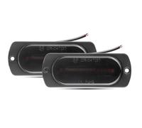 NYSQOFMB Indicatore Laterale LED Per Camion Luci Ingombro Posteriori Indicatori Direzione Per Auto Rimorchi Autobus SUV Freccia Sinistro Luce(15LED Red)