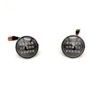 NYSQOFMB Indicatore Laterale Per Fiat Per Punto 188 1999-2012 Per Doblo 2001-2005 2 Pezzi Luci Di Direzione Laterali Dinamiche A LED Freccia Sinistro Luce(Clear)
