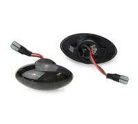 NYSQOFMB Indicatore Laterale Per MINI Per Cooper Per R50 R52 Per R53 2002 2003 2004 2005 2006 2 Pezzi Indicatori Di Direzione Anteriori Laterali A LED Freccia Sinistro Luce(Smoked)