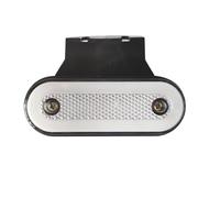 NYSQOFMB Indicatori direzione dinamici 4 Luci Posizione Laterali A LED 12V 24V Con Staffa Camion Luci Ingombro Fanali Posteriori Luci Di Parcheggio Autocarri Rimorchi