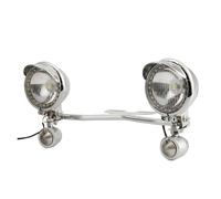 NYSQOFMB Indicatori direzione dinamici Faro anteriore per moto con indicatori di direzione per VTX 1300 2006(Clear Lens)
