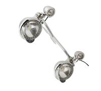 NYSQOFMB Indicatori direzione dinamici Faro anteriore per moto con indicatori di direzione per Vulcan per Classic VN900 2011(Clear Lens)