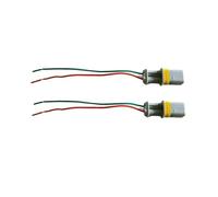 NYSQOFMB Indicatori Specchio Lateral Luce di Direzione A LED per Camion 24 V, Luce di Direzione Aggiuntiva per Camion per Volvo FM12 FH12 20409874 20409875(2pcs Plug Only)
