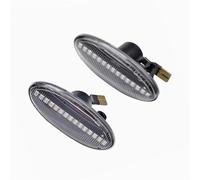 NYSQOFMB Indicatori Specchio Lateral per Koleos 2007-2011 Pre-Facelift, Luce di Segnalazione Sequenziale Dinamica A LED Laterale, Lampada per Lo Styling Dell'auto(Dynamic Crystal)