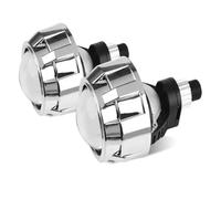 NYSQOFMB Luce Stop Faro anteriore con proiettore bi-LED bianco 6000K lenti 25 pollici fari a LED H4 H7 9005 9006 adattatore ventola turbo 120W 20000 LM(2x RHD Silver Mask)