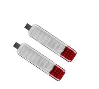 NYSQOFMB Luce Stop Luce di cortesia per pannello porta interno a LED da 12 V per auto 15021517 per Cadillac per Escalade 1999-2006(2pcs Red White)