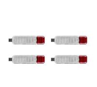 NYSQOFMB Luce Stop Luce di cortesia per pannello porta interno a LED da 12 V per auto 15021517 per Cadillac per Escalade 1999-2006(4pcs Red Blue)