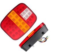 NYSQOFMB Luce Stop Luce Retromarcia A 39 LED Indicatore Direzione Posteriore Indicatori Direzione Posteriori Luce Fanale Posteriore 12/24V Furgone Per Jeep(2pcs LED Taillight)