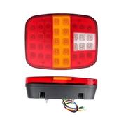 NYSQOFMB Luce Stop Luce Retromarcia A 39 LED Indicatore Direzione Posteriore Indicatori Posteriori Fanale 12/24V Camion Per Jeep(2pcs LED Taillight)