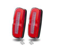 NYSQOFMB Luce Stop Luci posizione laterali scorrevoli camion 12/24V luci ingombro a LED indicatori direzione stop rimorchi trattori(2pcs Red Yellow)