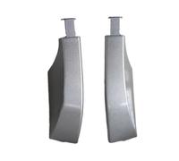 NYSQOFMB Portapacchi Tetto per Land per Rover per Discovery 3 per Discovery 4 LR3 LR4 2004-2016 Barra Portapacchi Anteriore Coperchio Ricambio per estremità Tetto Barre Trasversali(Argento)