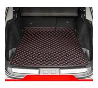 NYSQOFMB Tappetini Bagagliaio Auto per Citroen DS7 2018-2025 Tappetino per Bagagliaio Personalizzato Impermeabile AntiGraffio Antiscivolo Protezione Interna Tappeto Copri Baule(Nero Rosso)