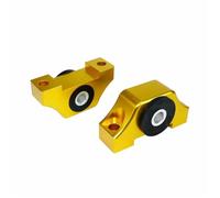NYSQOJFNF Blocco Motore Supporto Motore in Billet per Civic per EG EK B16 B18 B20 D16 1992-2000 Scambio Serie B&D Supporto Motore Bilaterale(Gold)