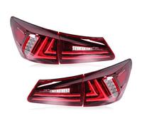 NYSQOJFNF dell'auto Montaggio Fanale Posteriore Luci Di Coda A LED Lente Rosso Scuro Per Lexus IS250 IS350 ISF 2006 2007 2008 2009 2010 2011 2012 2013 Accessori Per Auto