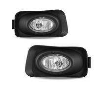 NYSQOJFNF Fendinebbia a LED Per Acura TSX 2003-2005, fari fendinebbia, con lente trasparente, kit cablaggio, interruttori, cornici, paraurti trasparenti LED Auto DRL