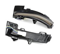 NYSQOJFNF indicatore direzione Dinamica LED Indicatori di direzione Lampeggiatore Acqua Che Scorre Lampeggiante Luce Per Skoda Per Octavia MK3 5E 2013 2014 2015 Frecce Laterali auto(Yellow and Blue)