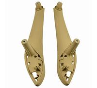 NYSQOJFNF Maniglia interna portiera Car Interior Door Handle Pull Trim Cover Per BMW F30 F31 F32 F33 F34 F35 F36 F80 Pannello Interno Sinistro Destro Nero Beige(Beige-Rear Pair)
