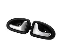 NYSQOJFNF Maniglia interna portiera Maniglia Per Porta Interna Interna Per Auto Maniglia Per Porta Cromata Sinistra Destra Per Clio 2000-2009 2/3-4/5(sinistra e destra)