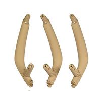 NYSQOJFNF Maniglia interna portiera Per BMW X5 X6 F15 F16 2014 2015 2016 2017 2018 Sinistra Destra 3 Pz/set Auto Porte Interne Maniglia Pull Trim Copertura Nero Beige(Beige-LHD)