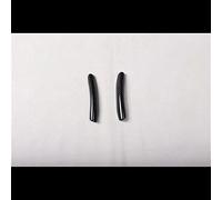 NYSQOJFNF Maniglia interna portiera Per TT 2008-2014 2PCS Car Side Door Handle Bowl Protector Cover Trim Accessori Per Auto In Fibra Di Carbonio ABS(Nero)