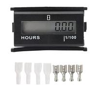 NYSUZHOUJI Contatore Digitale Universale Digital Resettable Hour Meter IP65 Acqua Prevenire la Motocicletta per rasaerba Prato ATV