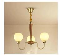 NYTGHYT Lampada a Sospensione contemporanea American Retro LED Soggiorno Ristorante Camera da Letto Studio Villa Hotel Modello Case Lampadario, Illuminazione Moderna(3 Lights)