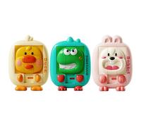 Nyutcwe 3pcs PUZLER di SLIPI Animale, 6 x 4 x 1.6 PUZLE SCLIDING Animale CINETTO, Giochi di Slitta per Bambini Divertenti, Doni di Giocattoli educativi e di apprendimento per Bambini e Adulti