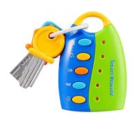 Nyutcwe Giocattoli per Bambini, Giocattoli Musicali per Bambini a Forma di Chiave con 10 Canzoni, Corno, Suono del Motore e più addestramento ad Alimentazione a Batteria per casa