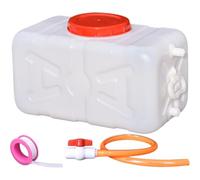 Nyutcwe Serbatoio d'Acqua Portatile, Serbatoio dell'Acqua 20x11x11 Contenitore con Gusto e Nastro sigillante in Campeggio di plastica Portatile per Campeggio, Picnic, Escursioni, Viaggio