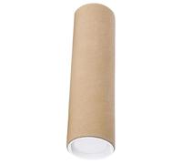 Nyutcwe Tubi postali con tappi terminali in plastica, tubi di spedizione da 16x2 pollici, supporto per poster robusto e protettivo, tubo poster di conservazione della carta di ricambio di carta kraft