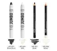 NYX " 2 Jumbo & 2 Sottile " Matita Combo Set " Nero & Bianco " Joy's Cosmetici