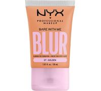 NYX Professional Makeup Bare With Me Blur Tint Foundation fondotinta opacizzante dalla coprenza media 30 ml tonalità 07 Golden
