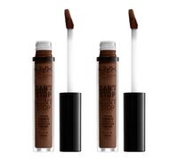 NYX Can't Stop Won't Stop Contour Concealer 3.5ml - 22.7 Deep Walnut x2