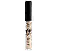 NYX Professional Makeup Correttore Can't Stop Won't Stop, Correttore Viso Liquido, Adatto a Tutti gli Incarnati, Fair, Confezione da 1