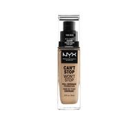 NYX Professional Makeup Fondotinta, Can't Stop Won't Stop Full Coverage Foundation, Lunga tenuta, Waterproof, Finish Matte, Tonalità: True beige