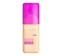 NYX Professional Makeup Fondotinta Soft Matte, Coprenza Modulabile, Tenuta Fino a 24H, Formula Arricchita con Acido Ialuronico, Guaranà e Vitamina C, Make Em Wonder Foundation, Pale, 30 ml